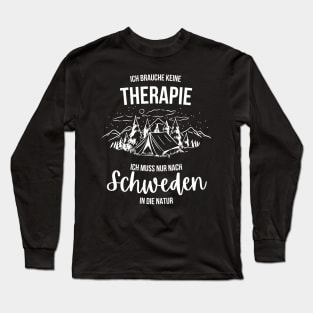 Sweden Therapy German Design Long Sleeve T-Shirt